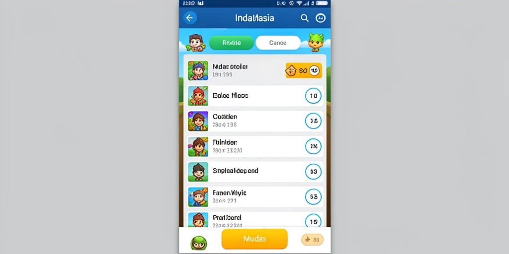 Tampilan antarmuka yang menarik dan user-friendly.