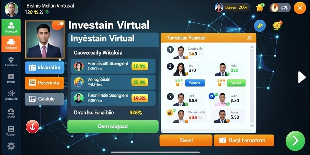 Tampilan menu utama yang menarik dan interaktif.