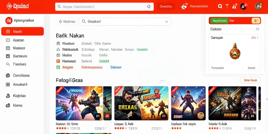 Tampilan permainan slot yang menarik dan beragam.