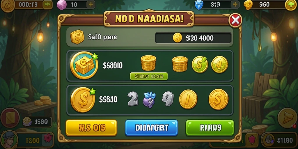 Tampilkan kombinasi simbol yang menang di layar utama.