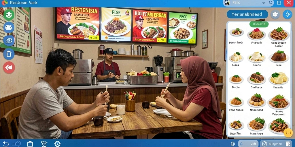 Tampilan antarmuka yang menarik dan user-friendly.