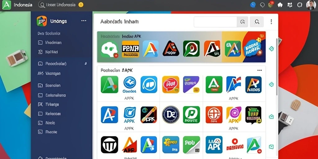 Tampilan menu utama yang menarik dan mudah dinavigasi.