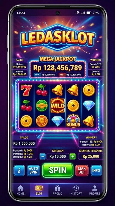Pratinjau antarmuka ledakslot — aplikasi APK resmi Android v2.1.8